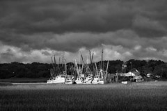 Tim Barnwell  -  Fishing Boats, Coastal GA / Pigment Print  -  Available in Multiple Sizes