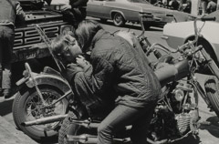 Ruth-Marion Baruch  -  Love on a Motorcycle, Haight Ashbury, 1967 / Silver Gelatin Print  -  