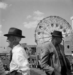 Mario DiGirolamo  -  Going Separate Ways, Coney Island, 1959 / Silver Gelatin Print  -  Available in multiple sizes