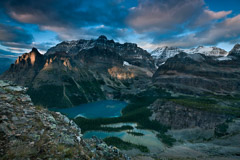 Peter Essick  -  Sunset, Lake O'Hara, from All Souls Prospect, 2012 / Pigment Print  -  12 x 18