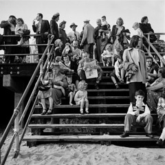 Harold Feinstein  -  Boardwalk Stairs, 1950 /   -  
