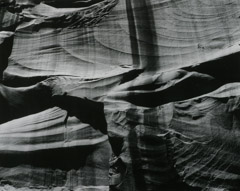 Philip Hyde  -  Sculptured Wall, Cathedral Canyon, UT, 1962 / Silver Gelatin Print  -  8 x 10