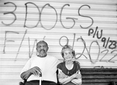 Thomas Neff  -  Altheus and Bernadine Banks, Central City, New Orleans, May 12, 2006 / Silver Gelatin Print  -  20 x 24