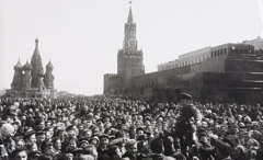 Alexander Ustinov  -  Victory Day on Red Square, May 9, 1945 / Silver Gelatin Print  -  14.5 x 24