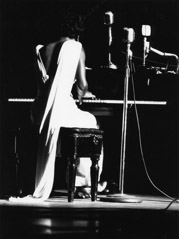 Herb Snitzer  -  Nina Simone, performing, Town Hall, NYC, 1959 / Silver Gelatin Print  -  11 x 14