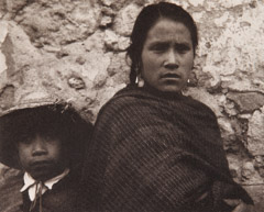 Paul Strand  -  Young Woman and Boy, Toluca, 1933 / Photogravure  -  
