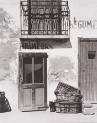 Paul Strand  -  Shop, Le Bacares, Pyrenees Orientales, France, 1950 / Silver Gelatin Print  -  5.5 x 7