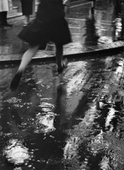 Wolf Suschitzky  -  Charing Cross Road, London, (girl), 1937 / Silver Gelatin Print  -  16 x 20