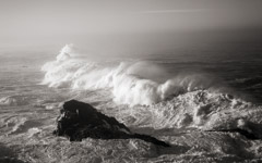 Cara Weston  -  Storm Over Rock, Big Sur / Pigment Print  -  Available in Multiple Sizes