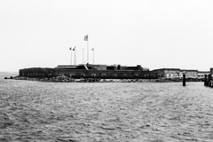 Tim Barnwell  -  2311, Fort Moultrie from river, Charleston, SC /   -  
