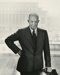 Arnold Newman  -  Dwight D. Eisenhower, New York, NY, 1950 / Silver Gelatin Print  -  9.5 x 7.5 (8 x 10)