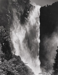 Bob Kolbrener  -  Bridalveil Fall, Yosemite National Park, CA,1974 / Silver Gelatin Print  -  8 x 10