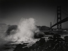 Pirkle Jones  -  Breaking Wave, Golden Gate, San Francisco, 1952 / Silver Gelatin Print  -  11 x 14
