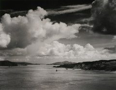 Ansel Adams  -  Golden Gate, before the Bridge, 1933 / Silver Gelatin Print  -  11 x 14