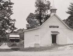 Tim Barnwell  -  Dry Branch Church, 1982 / Silver Gelatin Print  -  11 x 14