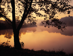 Tim Barnwell  -  Sunrise Beaver Lake, Western NC / Pigment Print  -  Available in Multiple Sizes