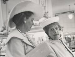 Ruth-Marion Baruch  -  Two Old Friends Shopping, 1961 / Silver Gelatin Print  -  11 x 14