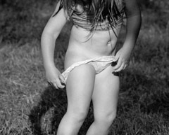 Lucinda Bunnen  -  Girl with Panties, Black Mountain, North Carolina /   -  11 x 16