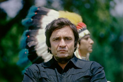Al Clayton  -  Johnny Cash (native american) / Pigment Print  -  Available in Multiple Sizes