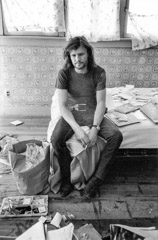 Al Clayton  -  Kris Kristofferson (on bed) / Pigment Print  -  Available in Multiple Sizes