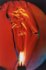 Harold Edgerton  -  Bullet through Candle Flame, 1973 (with Kim Vandiver) / Dye Transfer  -  12 x 18