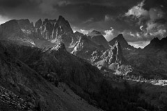 Peter Essick  -  Minarets from Nancy Pass, afternoon thunderstorm / Pigment Print  -  available in multiple sizes