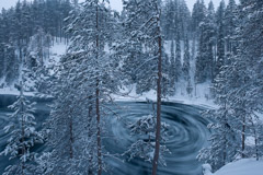 Peter Essick  -  Jyrava Falls, Oulanka National Park, Finland, 2009 / Pigment Print  -  available in multiple sizes