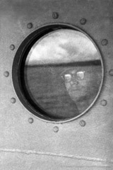 Harold Feinstein  -  View From Porthole, 1952 / Silver Gelatin Print  -  16 x 20