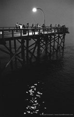 Harold Feinstein  -  Steeplechase Pier With Twilight Sparkles, 1974 / Silver Gelatin Print  -  available in multiple sizes