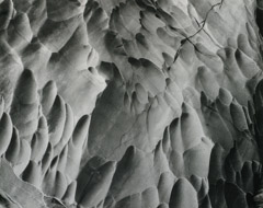 Philip Hyde  -  Water Worn Limestone in Marble Gorge, AZ, 1956 / Silver Gelatin Print  -  8 x 10
