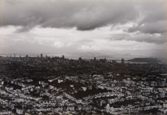 Pirkle Jones  -  View of San Francisco in the Rain, 1952 / Silver Gelatin Print  -  10 x 13