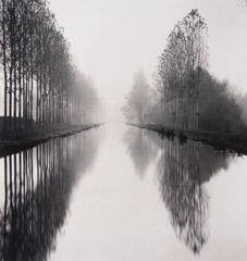 Michael Kenna  -  French Canal, TTBW, Loure-Et-Cher, France, 93/97 - 21/45 / Silver Gelatin Print  -  8 x 8