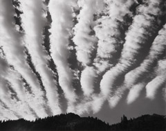 Bob Kolbrener  -  Clouds over Yosemite, Yosemite National Park, CA, 1974 / Silver Gelatin Print  -  