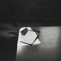 Vivian Maier  -  Untitled, 1959 (keys/note) / Silver Gelatin Print  -  12 x 12 (on 16x20 paper)