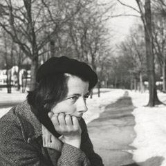 Vivian Maier  -  Self Portrait, 1960, (walkway/snow) / Silver Gelatin Print  -  12 x 12 (on 16x20 paper)