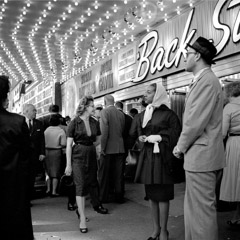 Vivian Maier  -  At the Balaban & Katz United Artists Theater, Chicago, IL, 1961, #: CIS132 / Silver Gelatin Print  -  