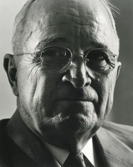 Arnold Newman  -  Harry S. Truman, New York, NY, 1960 / Silver Gelatin Print  -  12.5 x 10 (11 x 14)