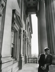 Arnold Newman  -  Senator John F. Kennedy, Washington, DC, 1953 / Silver Gelatin Print  -  12.75 x 10 (11 x 14)