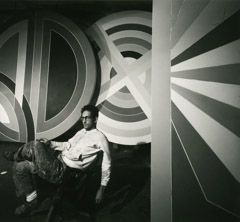 Arnold Newman  -  Frank Stella, New York, NY, 1967 / Silver Gelatin Print  -  11 x 14