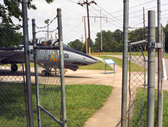 Laura Noel  -  Fighter Jet, Huntsville, AL, 2005 / Chromogenic Print  -  17 x 13 image size, 25 x 19