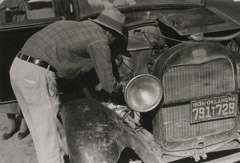 Rondal Partridge  -  Broke Down, circa 1930's /   -  6.5 x 9.5