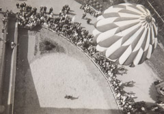 Georgi Zelma  -  Parachute Tower, Gorki Park, 1930 / Silver Gelatin Print  -  5.75  x 3.75