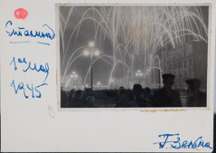 Georgi Zelma  -  Fireworks, Moscow, 1945 / Silver Gelatin Print  -  