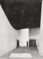 Ezra Stoller  -  Notre-Dame-du-Haut Chapel (Le Corbusier), 1955 / Silver Gelatin Print  -  12 x 10.25