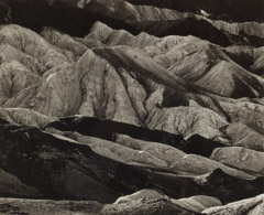 Brett Weston  -  Zabriskie Point, 1971 / Silver Gelatin Print  -  7.5 x 9.5
