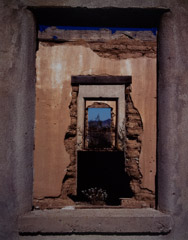Cole Weston  -  Windows, Swansea, Arizona, 1993 / Cibachrome Print  -  15 x 19.25
