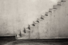 Cara Weston  -  Stairway to Unknown, Greece 2012 / Pigment Print  -  Available in Multiple Sizes