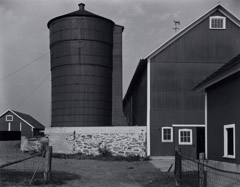 Edward Weston  -  Connecticut Barn, 1941 / Silver Gelatin Print  -  7.5 x 9.5