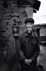 Zeng Yi  -  Old Fisherman, Shandong, 2008 / Pigment Print  -  16 x 10.5