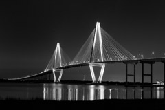 Tim Barnwell  -  2225, Arthur Ravenel, Jr. Bridge, at night , Charleston, SC * /   -  